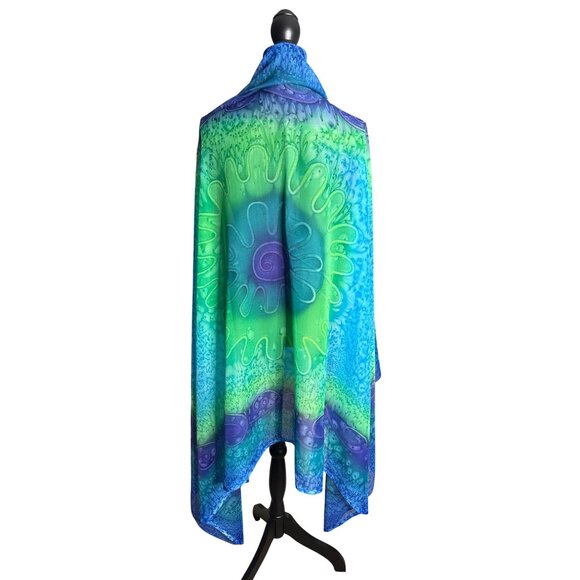 Gorgeous Women's Vibrant Colorful Wrap/Sarong/Scarf in Jewel Tones - Picture 1 of 8